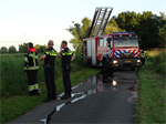 Prio 1 Scheepsbrand Waterpark Zwartkruis Rijksstraatweg Noardburgum